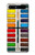 W3243 Watercolor Paint Set Case Cover Custodia e Flip Case per Samsung Galaxy Z Flip 5G