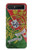 W3300 Portugal Flag Vintage Football Graphic Case Cover Custodia e Flip Case per Samsung Galaxy Z Flip 5G