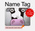 W3257 Cow Cartoon Case Cover Custodia per MacBook 12″ - A1534