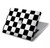 W1611 Black and White Check Chess Board Case Cover Custodia per MacBook Pro 13″ - A1706, A1708, A1989, A2159, A2289, A2251, A2338