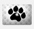 W2355 Paw Foot Print Case Cover Custodia per MacBook Pro 13″ - A1706, A1708, A1989, A2159, A2289, A2251, A2338