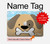 W2669 Cute Dog Paws Bones Cartoon Case Cover Custodia per MacBook Pro 13″ - A1706, A1708, A1989, A2159, A2289, A2251, A2338