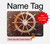 W2766 Ship Wheel Rusty Texture Case Cover Custodia per MacBook Pro 13″ - A1706, A1708, A1989, A2159, A2289, A2251, A2338