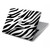 W3056 Zebra Skin Texture Graphic Printed Case Cover Custodia per MacBook Pro 13″ - A1706, A1708, A1989, A2159, A2289, A2251, A2338