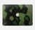 W2877 Green Snake Skin Graphic Printed Case Cover Custodia per MacBook Pro 15″ - A1707, A1990
