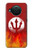 W2803 Fire Red Devil Spear Symbol Case Cover Custodia e Flip Case per Nokia X10