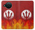 W2803 Fire Red Devil Spear Symbol Case Cover Custodia e Flip Case per Nokia X10