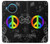 W2356 Peace Sign Case Cover Custodia e Flip Case per Nokia X20