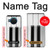 W3524 Piano Keyboard Case Cover Custodia e Flip Case per Nokia X20