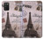 W2211 Paris Postcard Eiffel Tower Case Cover Custodia e Flip Case per Samsung Galaxy A03S
