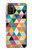 W3049 Triangles Vibrant Colors Case Cover Custodia e Flip Case per Samsung Galaxy A03S