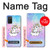 W3256 Cute Unicorn Cartoon Case Cover Custodia e Flip Case per Samsung Galaxy A03S