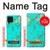 W2377 Turquoise Gemstone Texture Graphic Printed Case Cover Custodia e Flip Case per Samsung Galaxy A22 4G