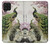 W2773 Peacock Chinese Brush Painting Case Cover Custodia e Flip Case per Samsung Galaxy A22 4G
