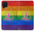 W2900 Rainbow LGBT Lesbian Pride Flag Case Cover Custodia e Flip Case per Samsung Galaxy A22 4G