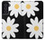 W2315 Daisy White Flowers Case Cover Custodia e Flip Case per Samsung Galaxy S21 FE 5G