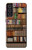 W3154 Bookshelf Case Cover Custodia e Flip Case per Samsung Galaxy S21 FE 5G