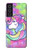 W3264 Pastel Unicorn Case Cover Custodia e Flip Case per Samsung Galaxy S21 FE 5G