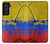 W3306 Colombia Flag Vintage Football Graphic Case Cover Custodia e Flip Case per Samsung Galaxy S21 FE 5G