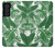 W3457 Paper Palm Monstera Case Cover Custodia e Flip Case per Samsung Galaxy S21 FE 5G