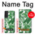 W3457 Paper Palm Monstera Case Cover Custodia e Flip Case per Samsung Galaxy S21 FE 5G