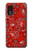 W3354 Red Classic Bandana Case Cover Custodia e Flip Case per Samsung Galaxy Xcover 5