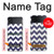 W2345 Navy Blue Shavron Zig Zag Pattern Case Cover Custodia e Flip Case per Samsung Galaxy Z Flip 3 5G