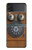 W3146 Antique Wall Retro Dial Phone Hard Case For Samsung Galaxy Z Flip 3 5G