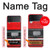W3204 Red Cassette Recorder Graphic Case Cover Custodia e Flip Case per Samsung Galaxy Z Flip 3 5G