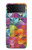 W3477 Abstract Diamond Pattern Case Cover Custodia e Flip Case per Samsung Galaxy Z Flip 3 5G