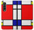 W0157 Composition Red Blue Yellow Case Cover Custodia e Flip Case per Samsung Galaxy Z Fold 3 5G