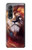 W0691 Leo Paint Hard Case For Samsung Galaxy Z Fold 3 5G