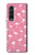 W2858 Pink Flamingo Pattern Hard Case For Samsung Galaxy Z Fold 3 5G