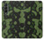 W2877 Green Snake Skin Graphic Printed Case Cover Custodia e Flip Case per Samsung Galaxy Z Fold 3 5G