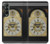 W3144 Antique Bracket Clock Case Cover Custodia e Flip Case per Samsung Galaxy Z Fold 3 5G