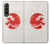 W3237 Waves Japan Flag Case Cover Custodia e Flip Case per Samsung Galaxy Z Fold 3 5G