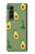 W3285 Avocado Fruit Pattern Hard Case For Samsung Galaxy Z Fold 3 5G