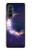 W3324 Crescent Moon Galaxy Hard Case For Samsung Galaxy Z Fold 3 5G