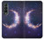 W3324 Crescent Moon Galaxy Case Cover Custodia e Flip Case per Samsung Galaxy Z Fold 3 5G