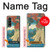 W3348 Utagawa Hiroshige The Monkey Bridge Case Cover Custodia e Flip Case per Samsung Galaxy Z Fold 3 5G