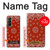 W3355 Bandana Red Pattern Case Cover Custodia e Flip Case per Samsung Galaxy Z Fold 3 5G