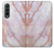 W3482 Soft Pink Marble Graphic Print Case Cover Custodia e Flip Case per Samsung Galaxy Z Fold 3 5G