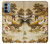 W2181 French Country Chicken Case Cover Custodia e Flip Case per OnePlus Nord N200 5G