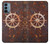 W2766 Ship Wheel Rusty Texture Case Cover Custodia e Flip Case per OnePlus Nord N200 5G