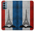W2859 Vintage France Flag Eiffel Tower Case Cover Custodia e Flip Case per OnePlus Nord N200 5G
