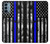 W3244 Thin Blue Line USA Case Cover Custodia e Flip Case per OnePlus Nord N200 5G