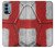 W3316 England Flag Vintage Football Graphic Case Cover Custodia e Flip Case per OnePlus Nord N200 5G