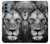 W3372 Lion Face Case Cover Custodia e Flip Case per OnePlus Nord N200 5G