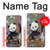 W3793 Cute Baby Panda Snow Painting Case Cover Custodia e Flip Case per iPhone 6 6S
