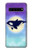 W3807 Killer Whale Orca Moon Pastel Fantasy Case Cover Custodia e Flip Case per Samsung Galaxy S10 5G